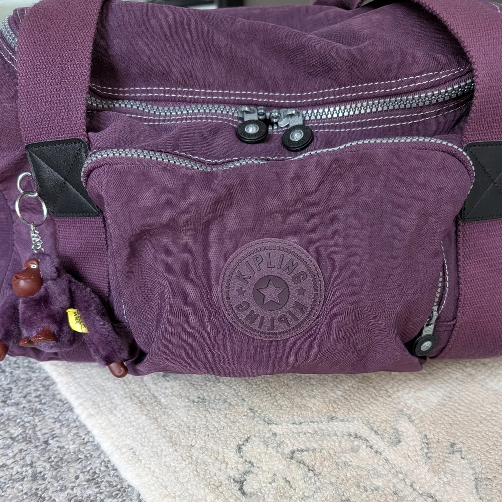 Kipling Purple Duffel Bag - Picture 4 of 6